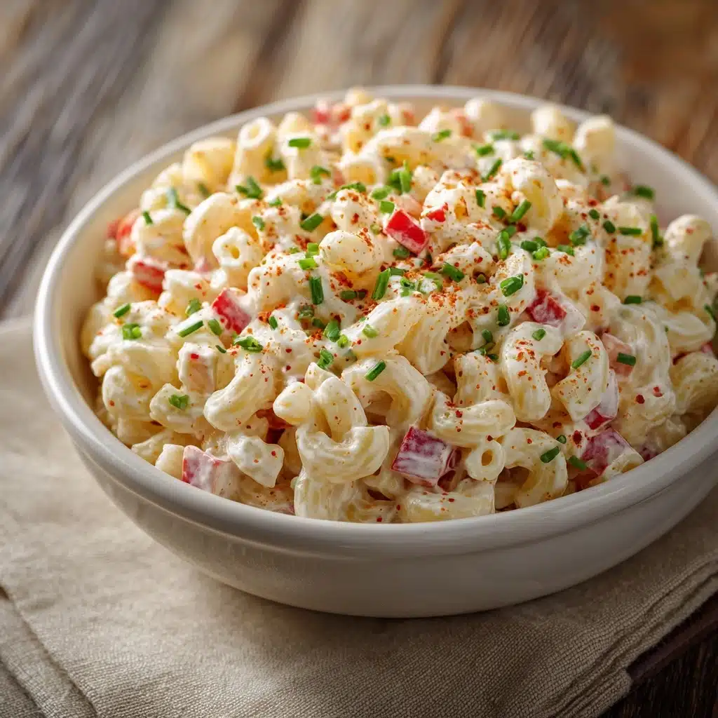 Sweet Amish Macaroni Salad Recipe - Recipe Image