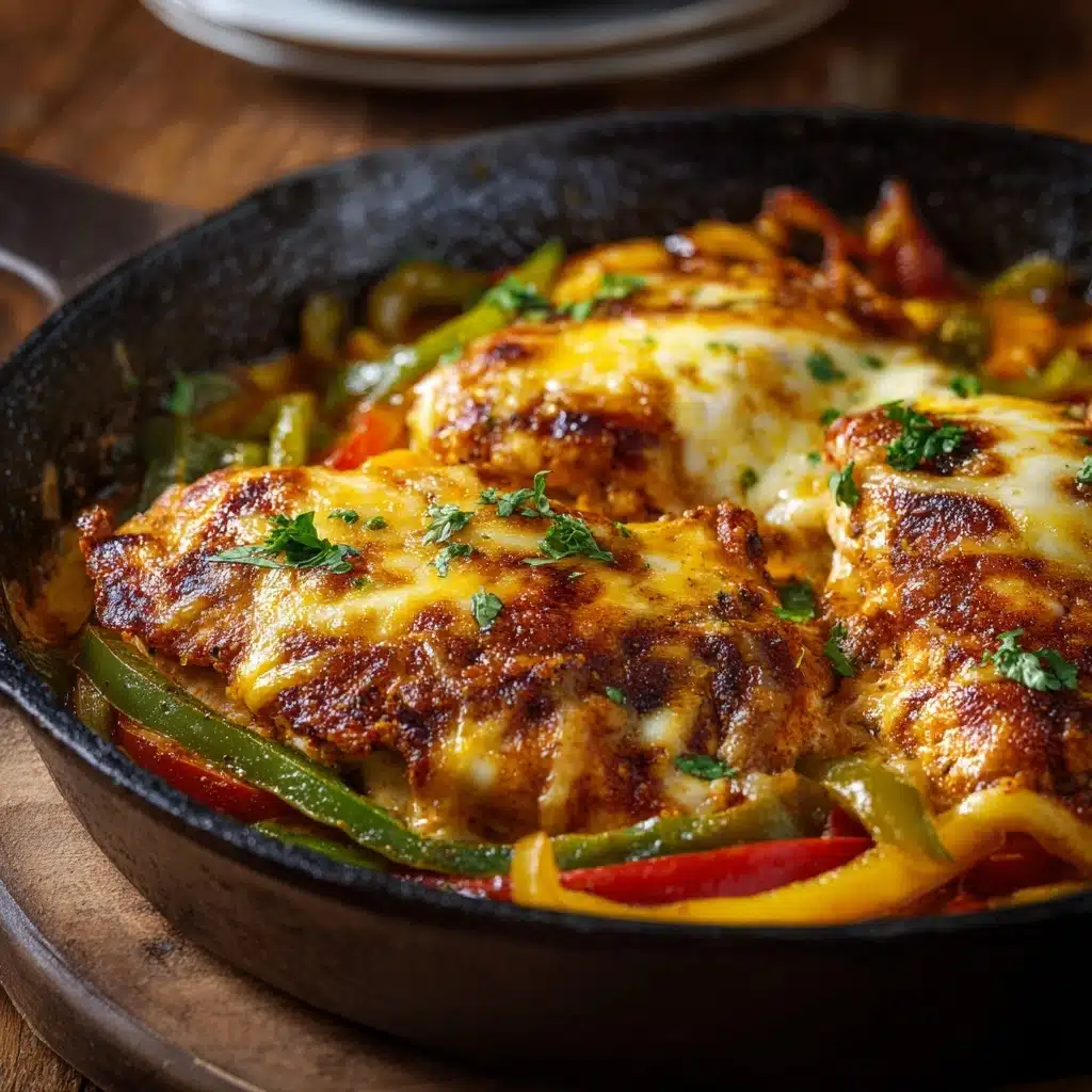 Cheesy Baked Fajita Chicken Recipe - Recipe Image