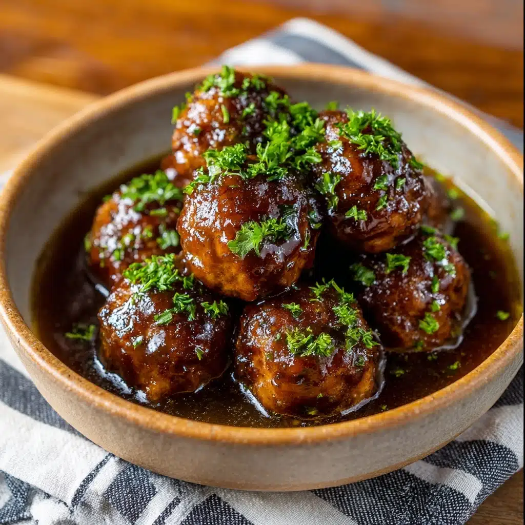 Slow Cooker Salisbury Steak Meatballs Recipe - Recipe Image