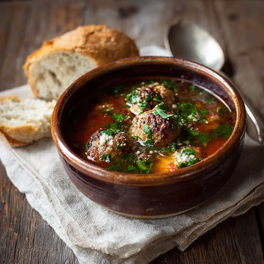 Italian Meatball Soup Recipe - Recipe Image