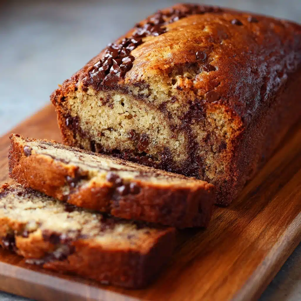 EASY CHOCOLATE CHIP BANANA BREAD Recipe