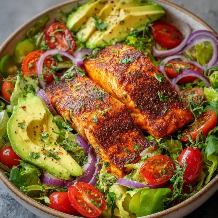 Salmon Avocado Salad Recipe