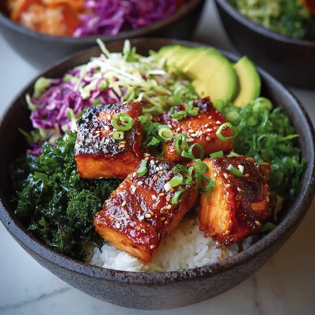 Crispy Bang Bang Salmon Bite Bowls Recipe