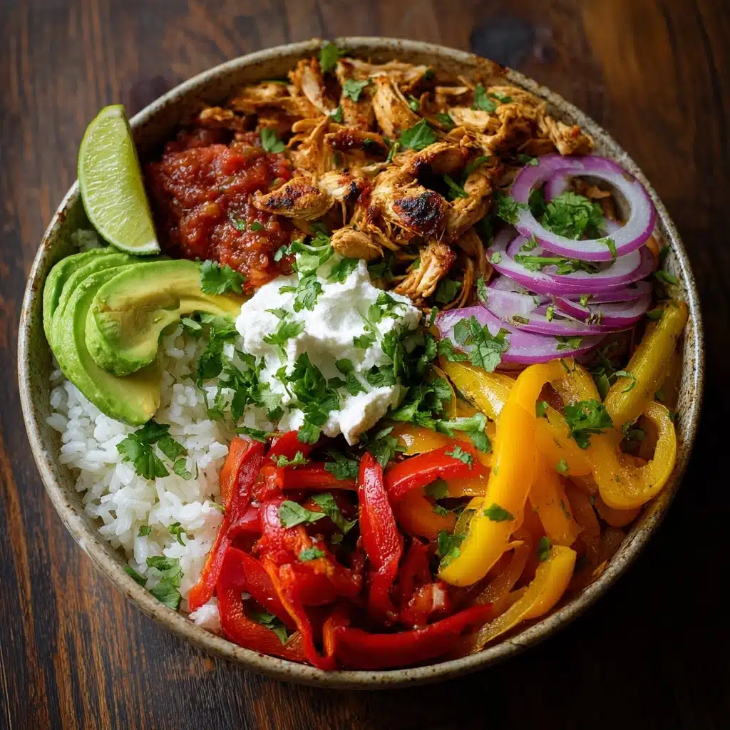 Chicken Fajita Burrito Bowl Recipe