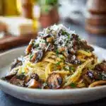 Garlic Mushroom Pasta Recipe
