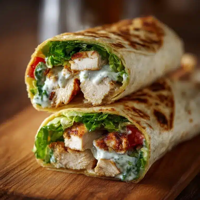 Chicken Caesar Wrap Recipe