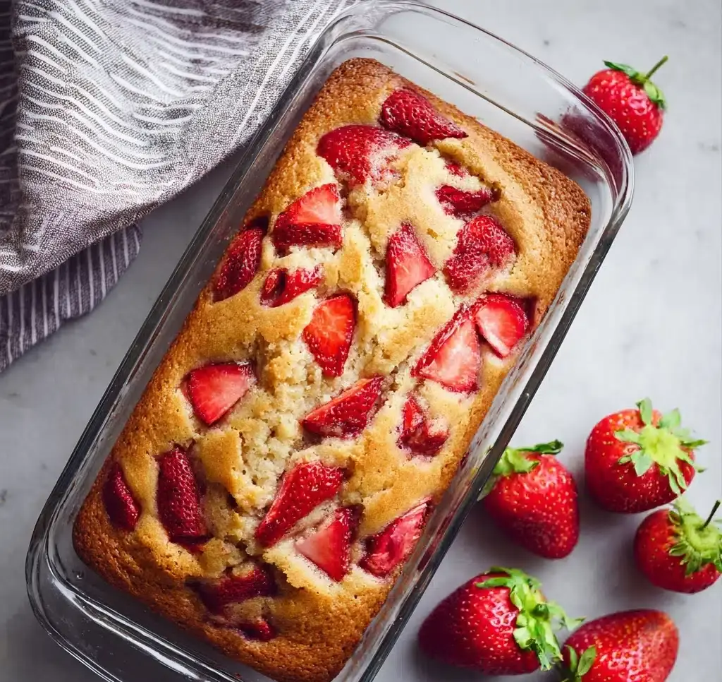 Strawberry Banana Quick Bread Recipe - Recipe Image
