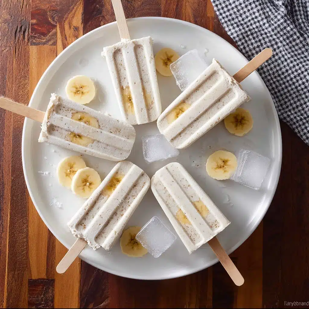 Banana Cream Popsicles Recipe - Recipe Image