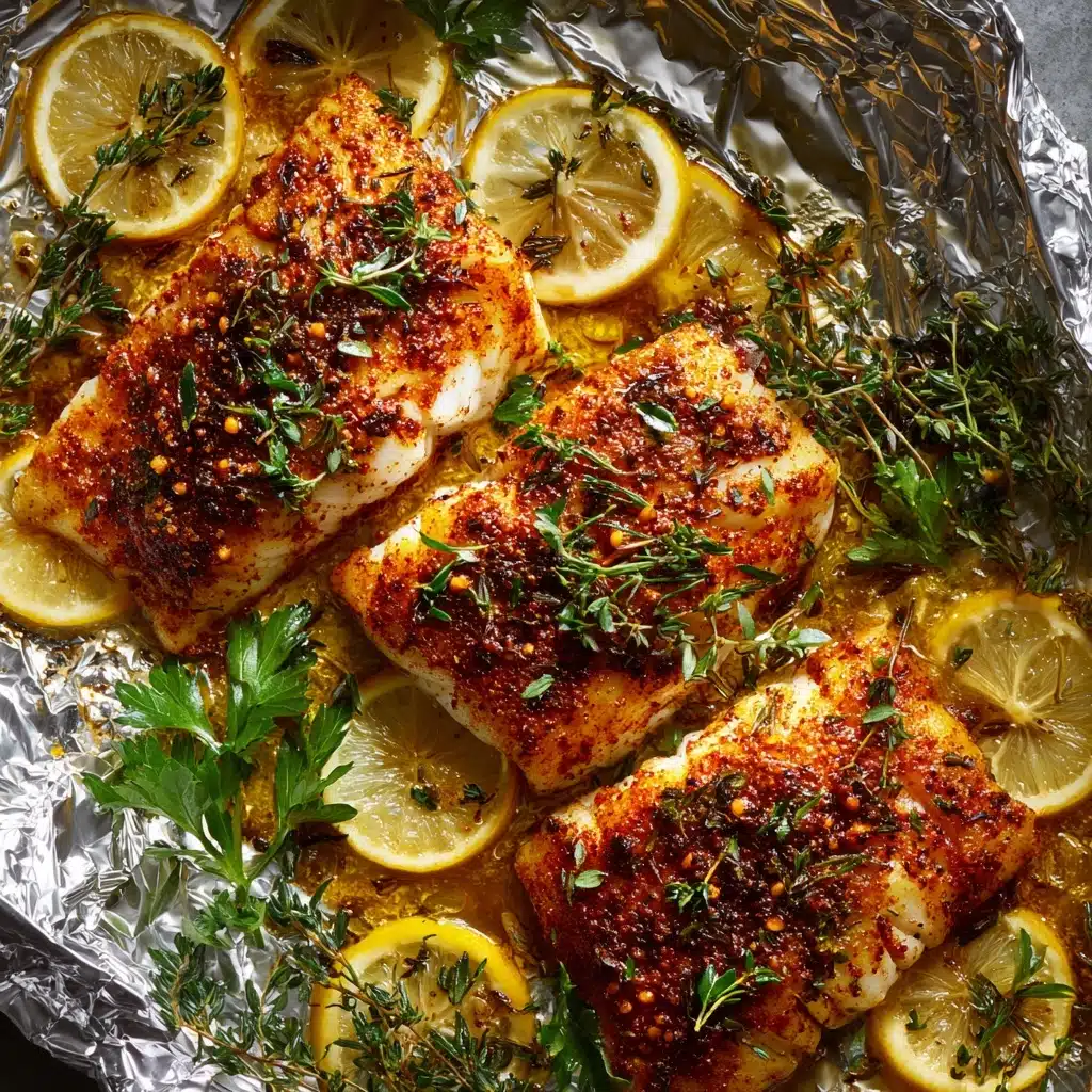 Sheet Pan Paprika Parmesan Cod with Broccoli Recipe - Recipe Image