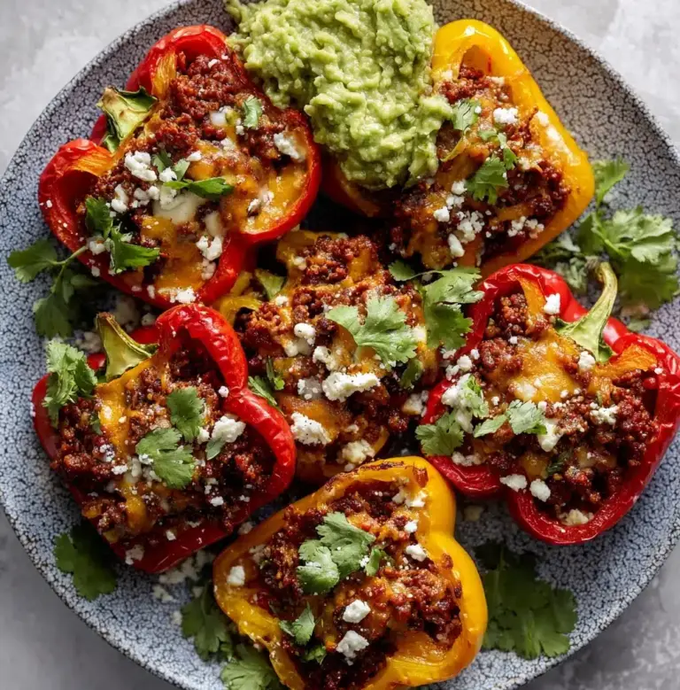 Turkey Taco Stuffed Peppers Recipe