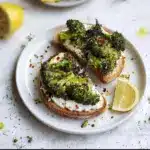 Roasted Broccoli Toast Recipe