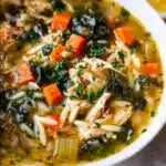 Lemon Chicken Orzo Soup Recipe