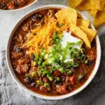 30 Minute Spicy Ancho Turkey Chili Recipe