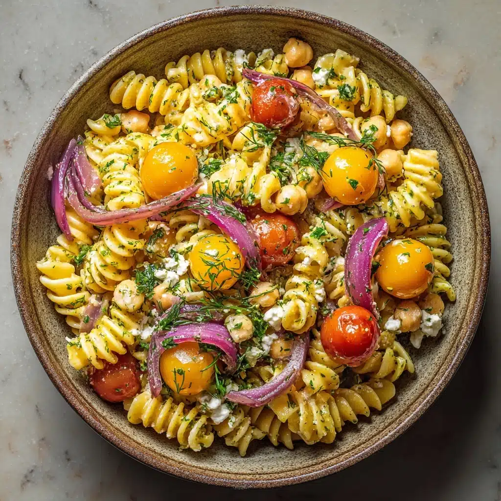 Chickpea Pasta Salad Recipe - Recipe Image