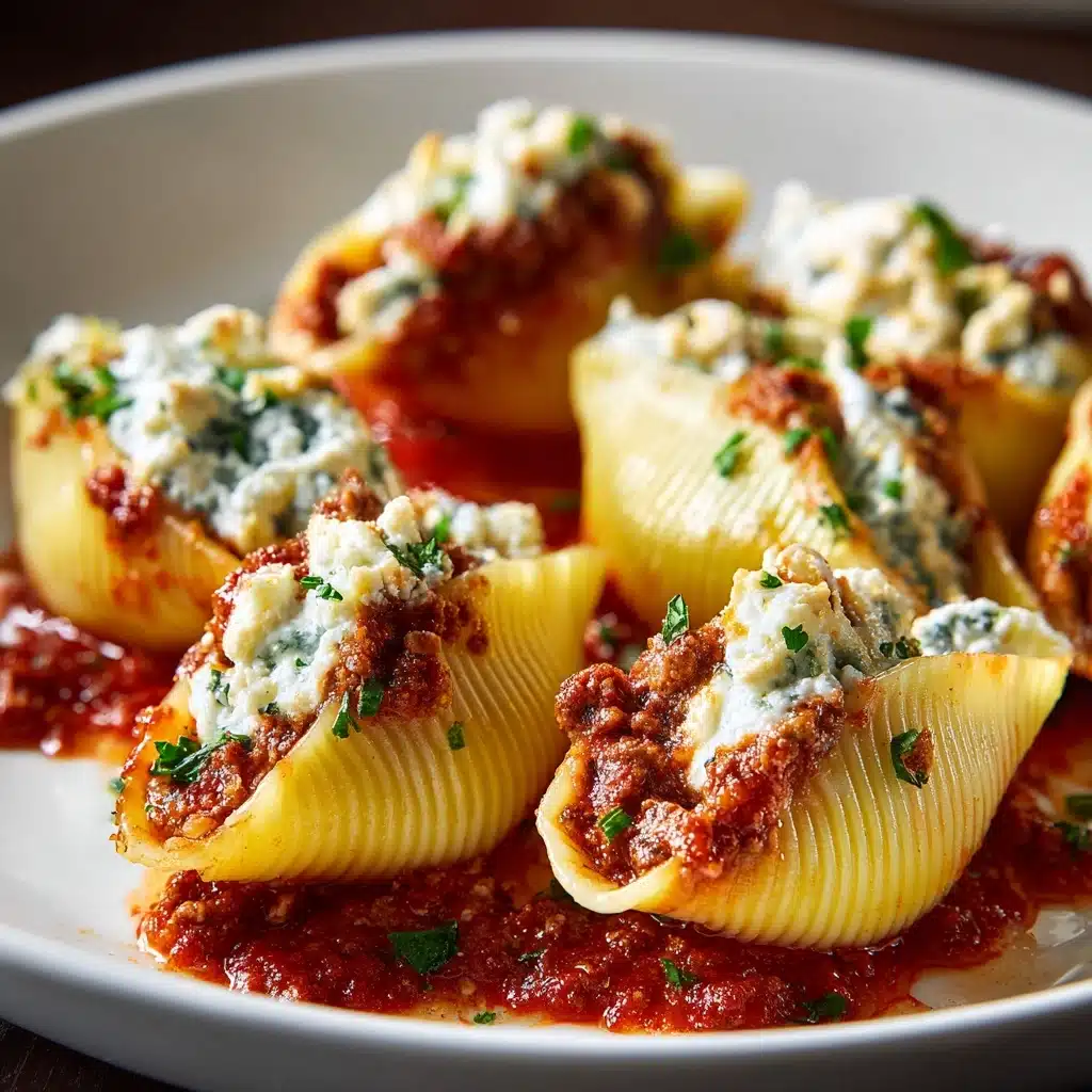 Beef-Stuffed Shells with Creamy Ricotta Filling Recipe