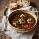 Italian Meatball Soup Recipe