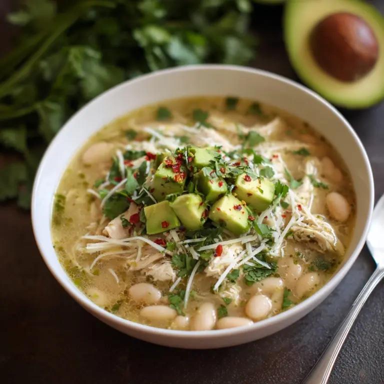 Keto & Low Carb White Chicken Chili Recipe