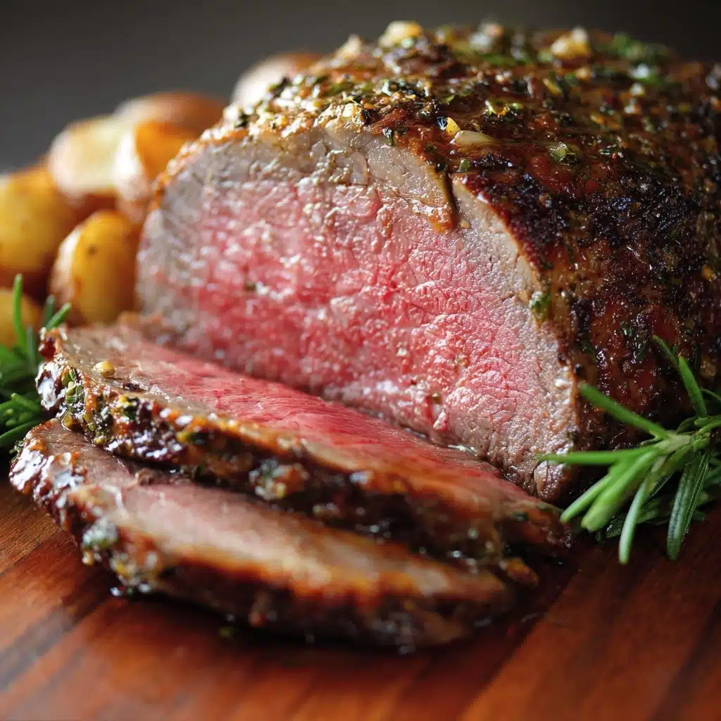 Rosemary and Garlic Roast Beef Recipe - Recipe Image
