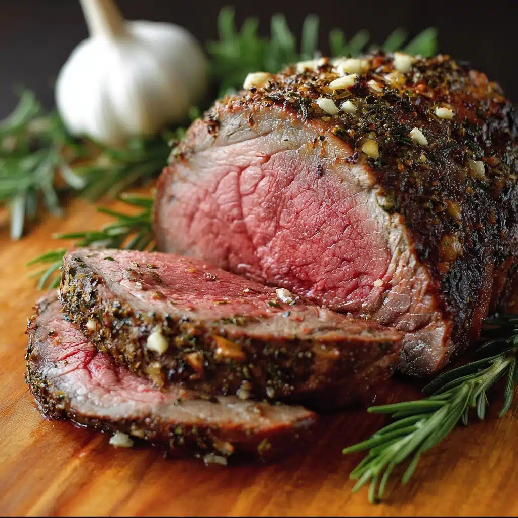 Rosemary and Garlic Roast Beef Recipe - Recipe Image
