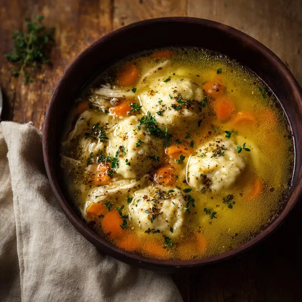 One Pot Chicken Dumpling Soup Recipe - Recipe Image