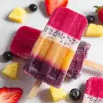 Rainbow Real Fruit Popsicles Recipe