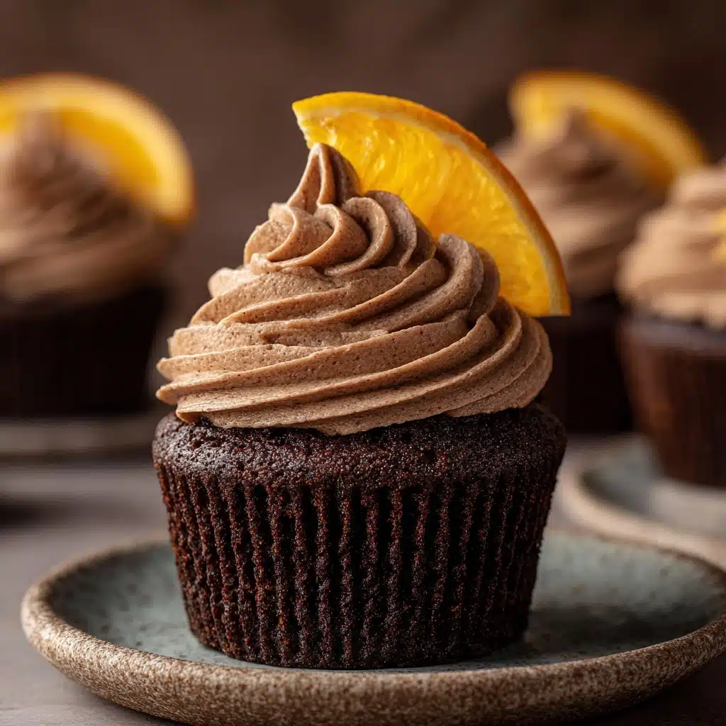 Easy and Quick Chocolate Orange Cupcakes Recipe - Recipe Image