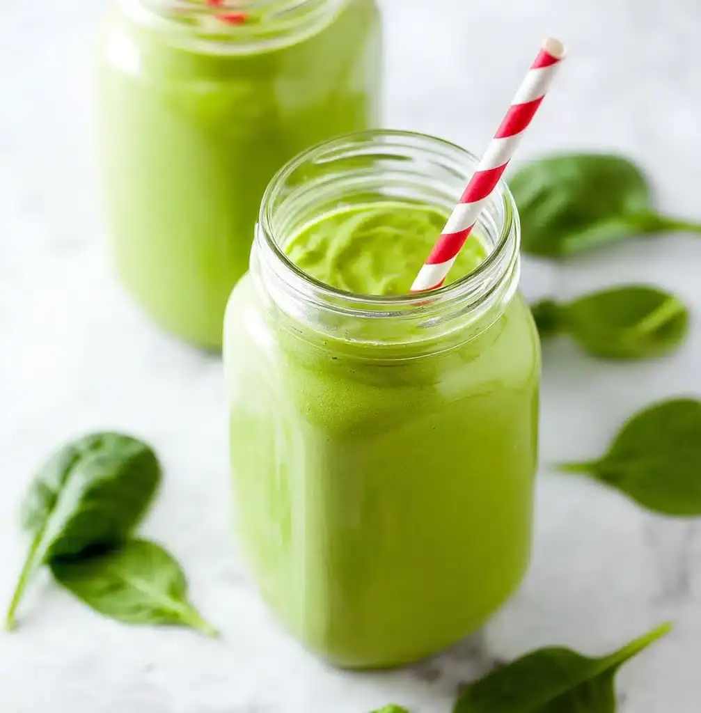 Green Superfood Coconut Smoothie Recipe - Recipe Image