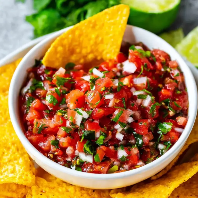 Classic Pico de Gallo Recipe