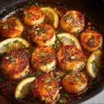 Pan Seared Lemon Garlic Butter Scallops Recipe