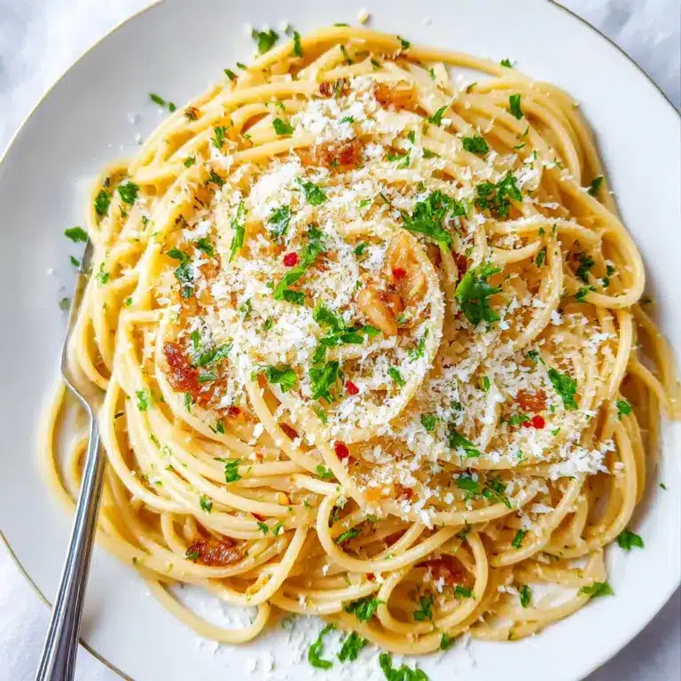 Pasta Aglio e Olio (Garlic and Oil Chef Style!) Recipe