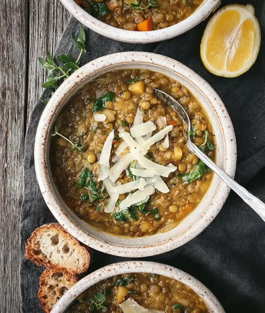 The Best Detox Crockpot Lentil Soup Recipe - Recipe Image