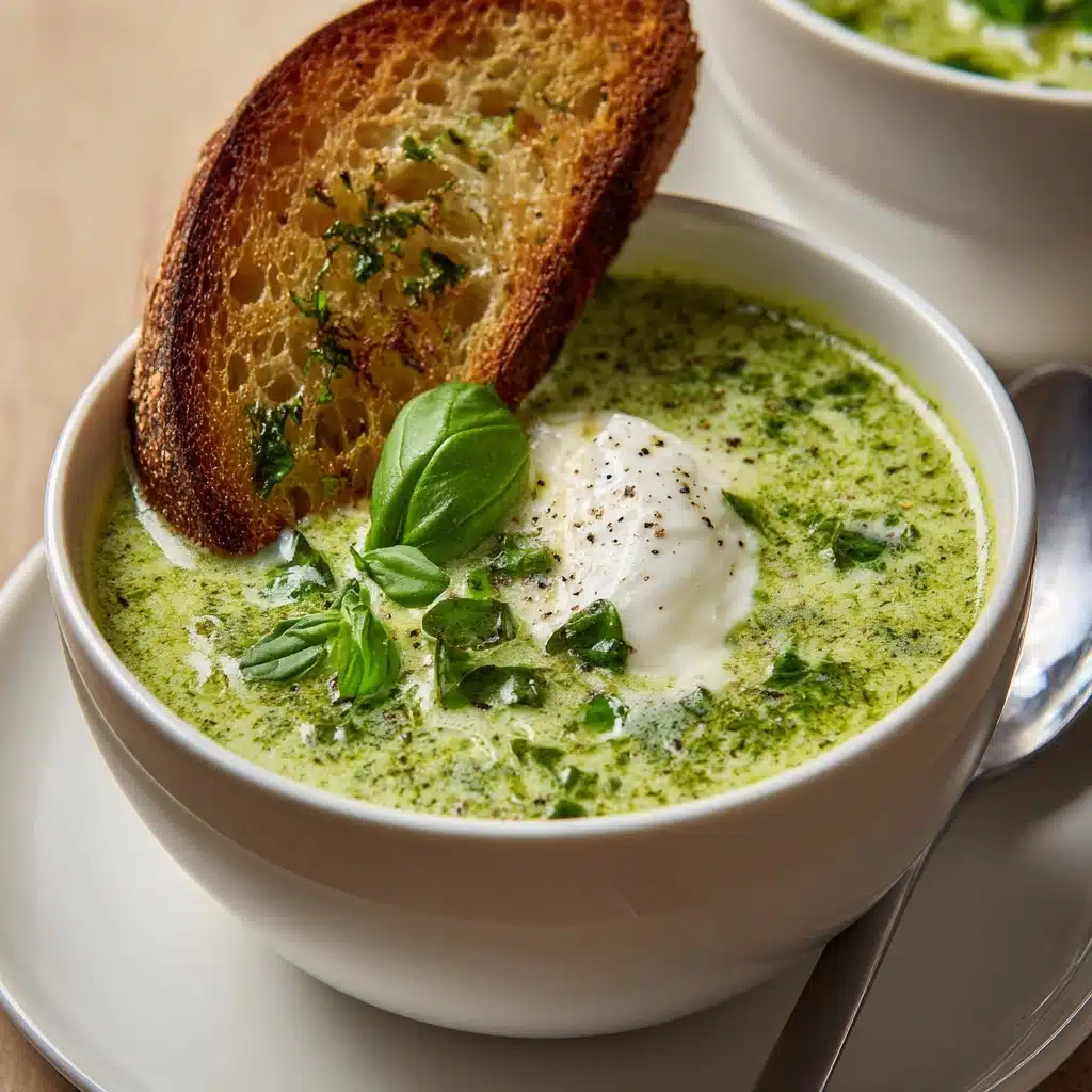 Summery Zucchini-basil Soup Recipe - Recipe Image