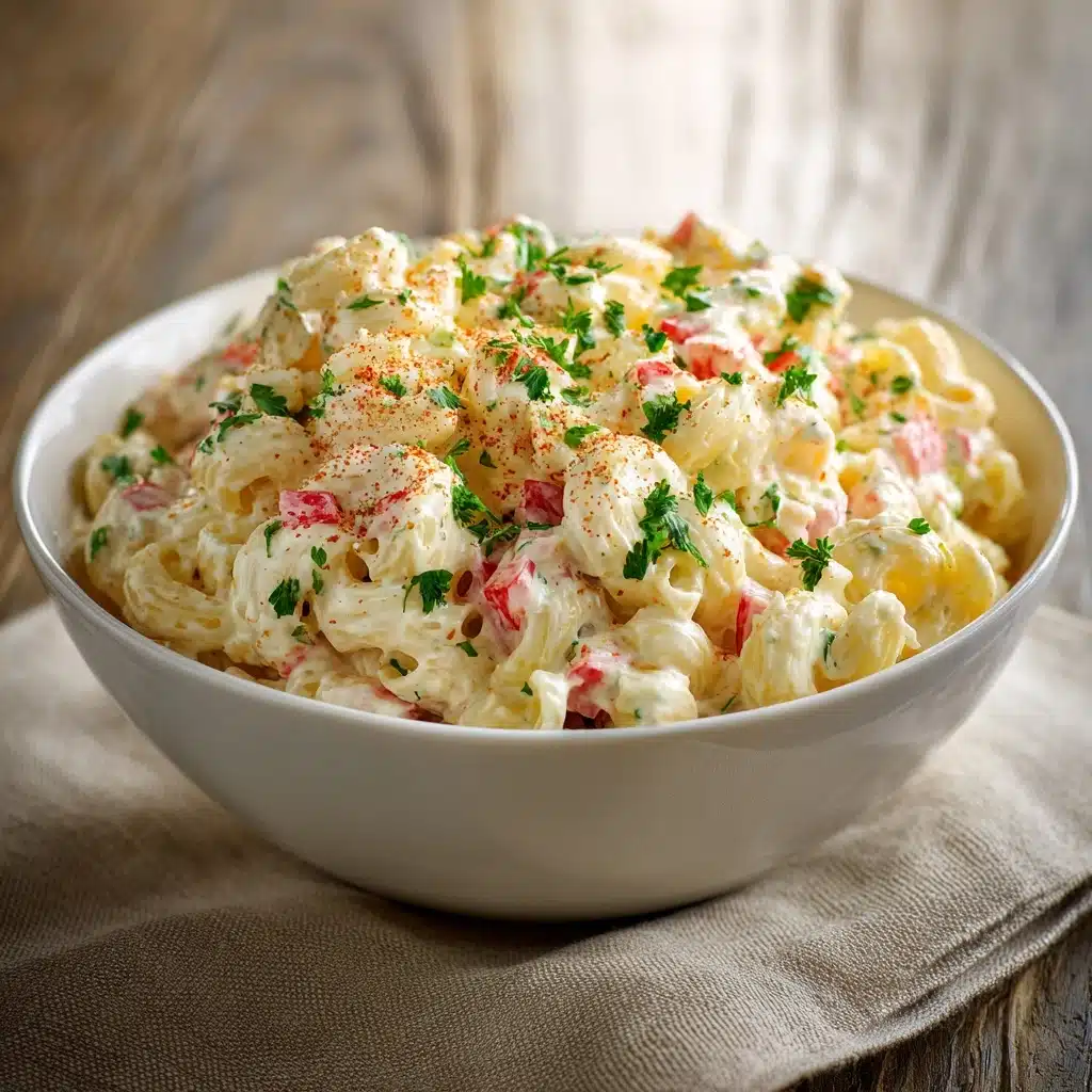 Sweet Amish Macaroni Salad Recipe - Recipe Image