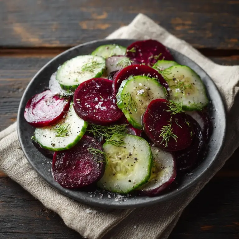 Crisp Cucumber and Beetroot Salad Recipe