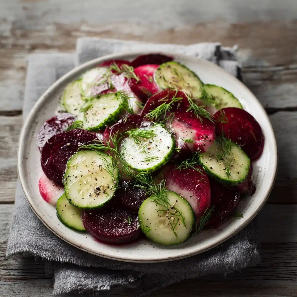 Crisp Cucumber and Beetroot Salad Recipe - Recipe Image