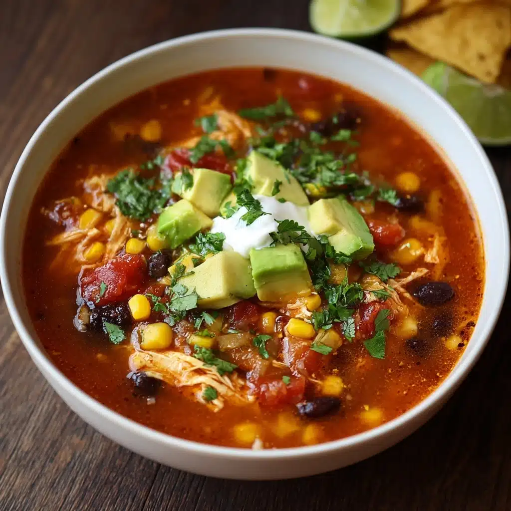 7 Can Chicken Taco Soup Recipe - Recipe Image