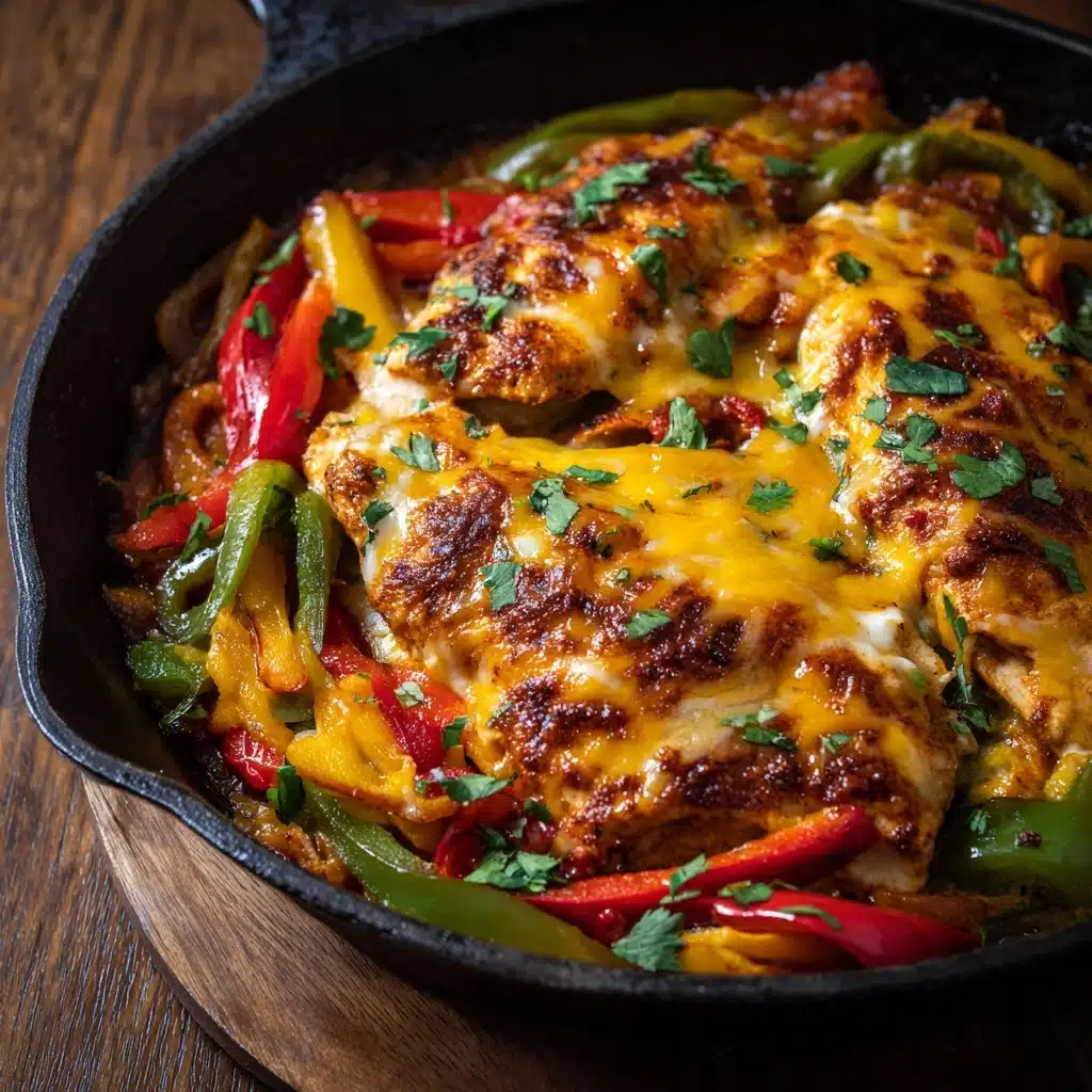Cheesy Baked Fajita Chicken Recipe