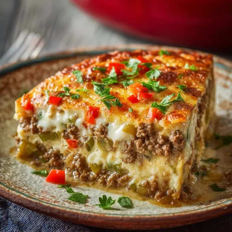 Low Carb Philly Cheesesteak Casserole Recipe