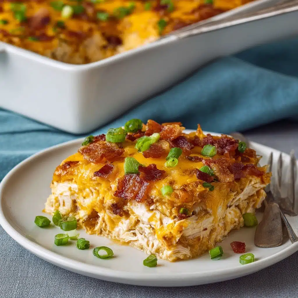 Keto BBQ Chicken Casserole - Easy Keto Recipes Recipe - Recipe Image