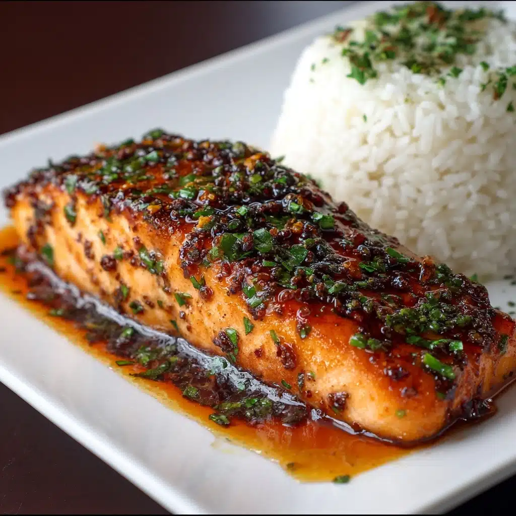 Air Fryer Honey Garlic Salmon Recipe - Recipe Image