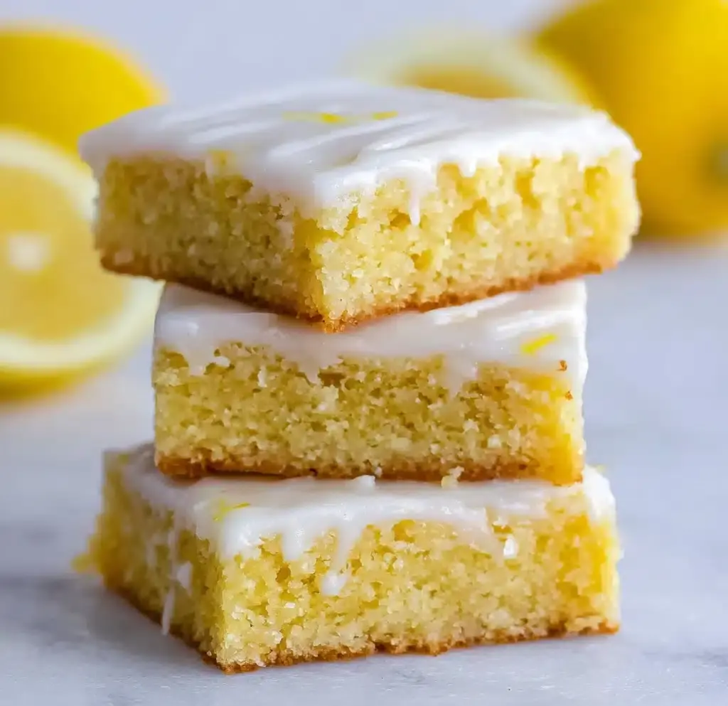Lemon Brownies Recipe - Recipe Image