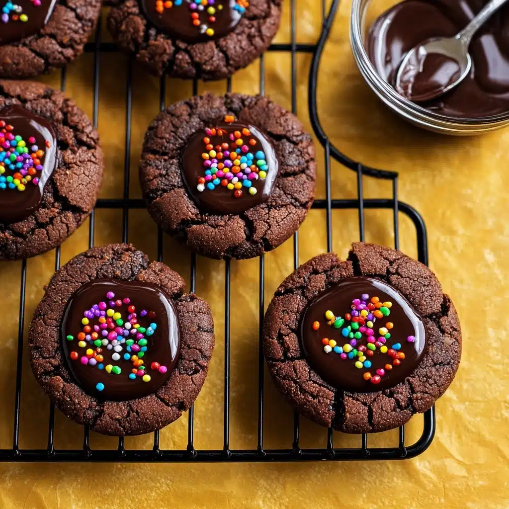 No Chill Cosmic Brownie Cookies Recipe - Recipe Image