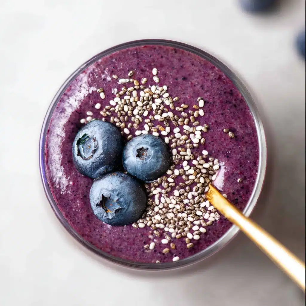 Blueberry Spinach Smoothie Recipe - Recipe Image