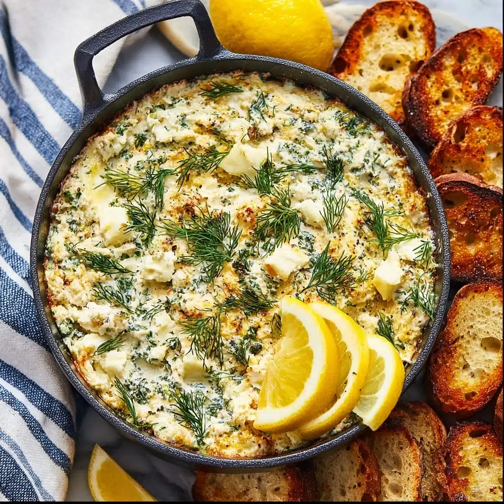Lemon Spinach Artichoke Dip Recipe