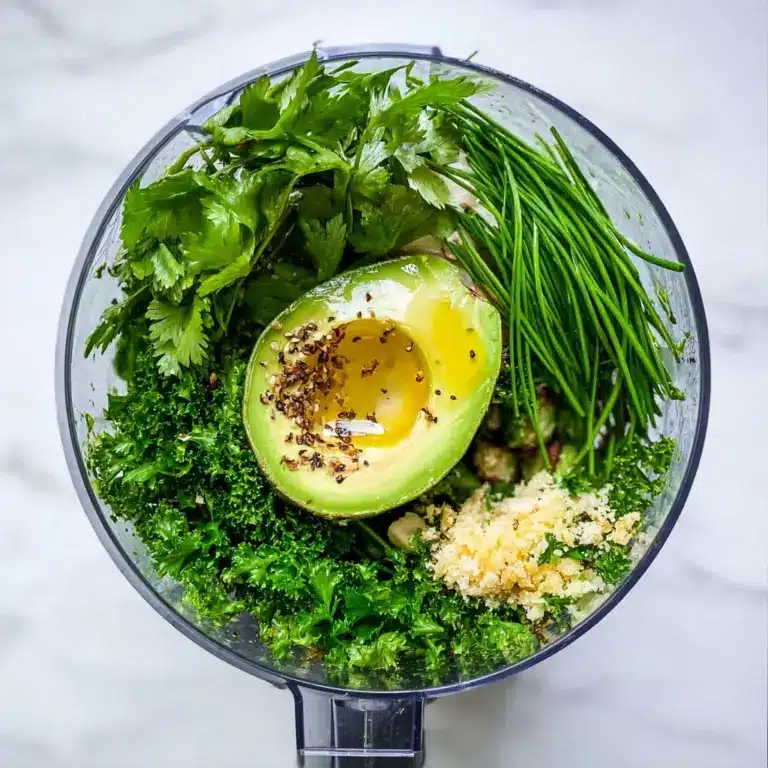 5 Minute Herb Avocado Green Sauce Recipe