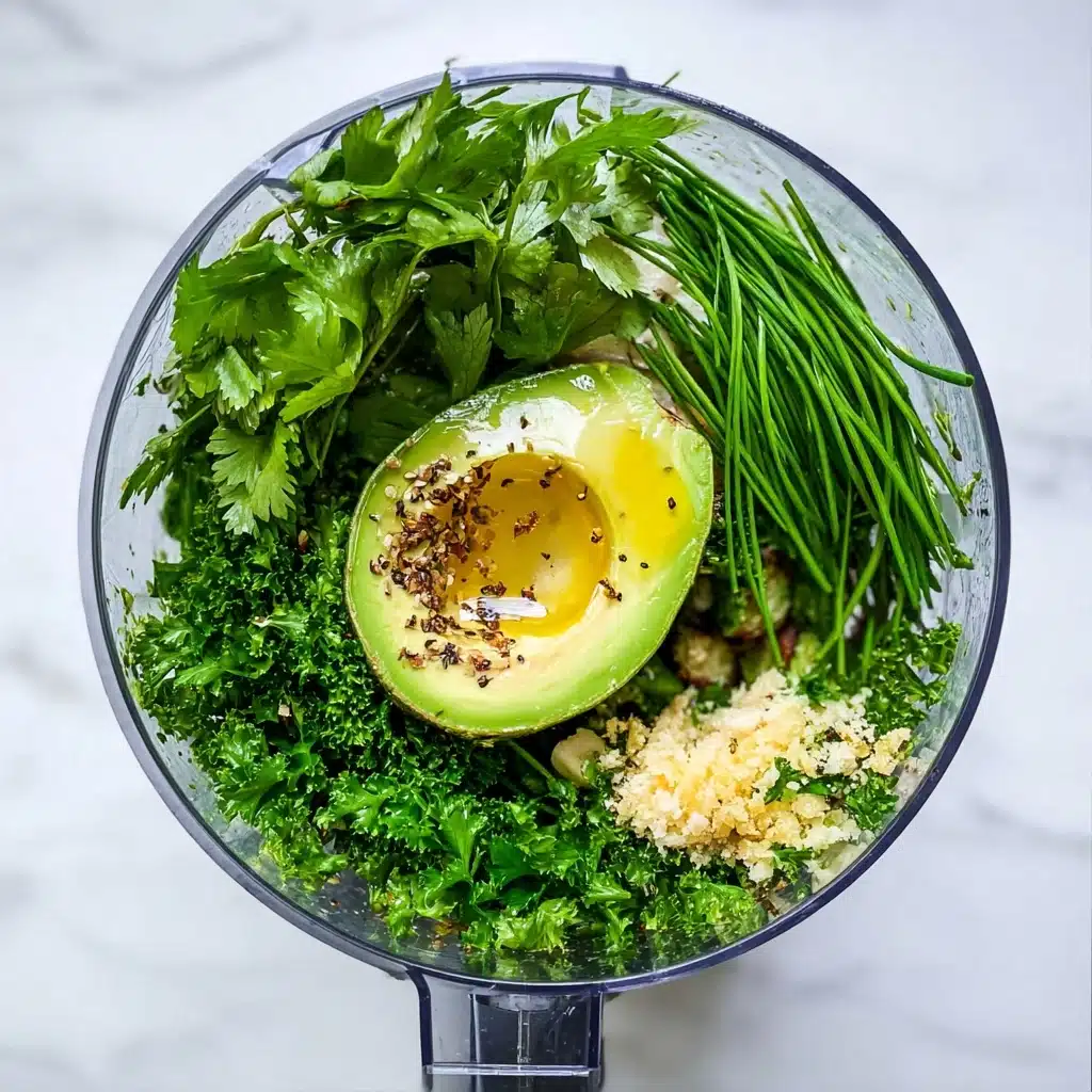 5 Minute Herb Avocado Green Sauce Recipe - Recipe Image