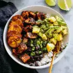 Cuban Chicken Bowls with Fried Plantains Recipe
