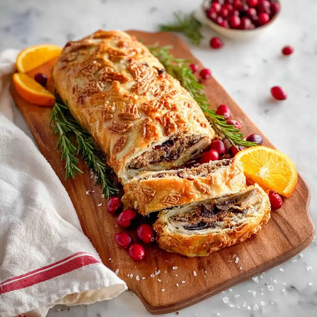 Vegetarian Mushroom Wellington Recipe - Recipe Image