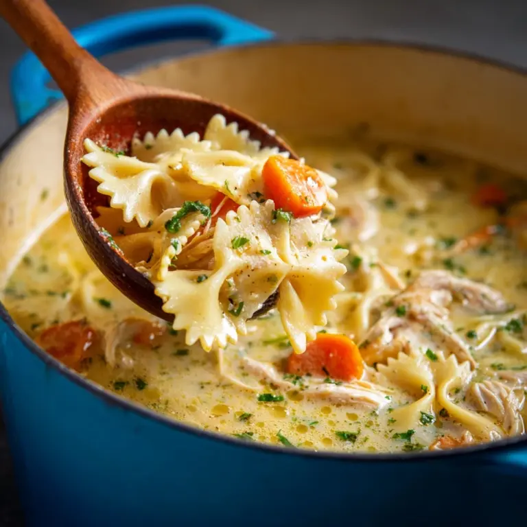 Creamy Chicken Noodle Soup Recipe