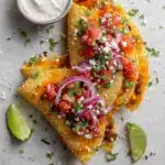 Baked Creamy Salsa Chicken Tacos Recipe